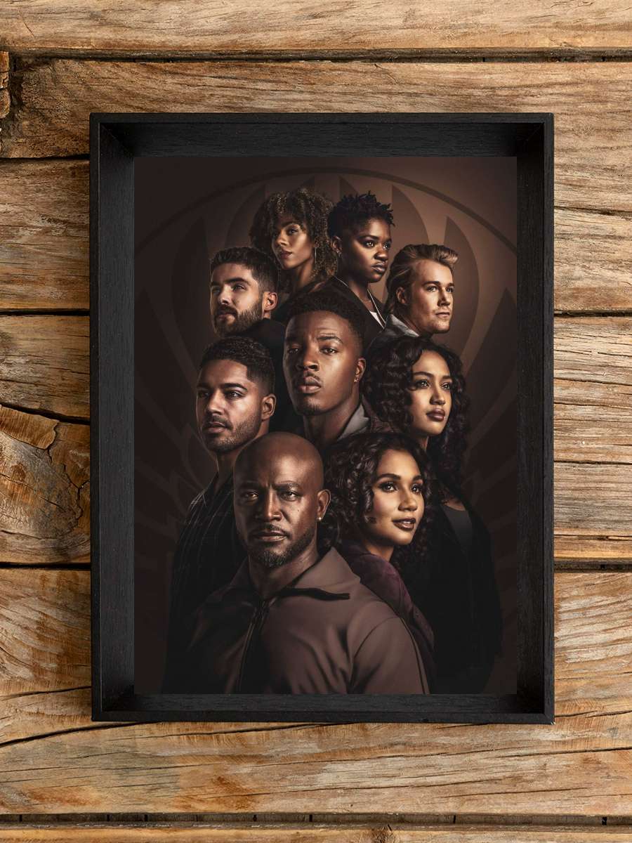 All American Dizi Tablo Siyah Çerçeveli Dizi Poster Duvar Tablo