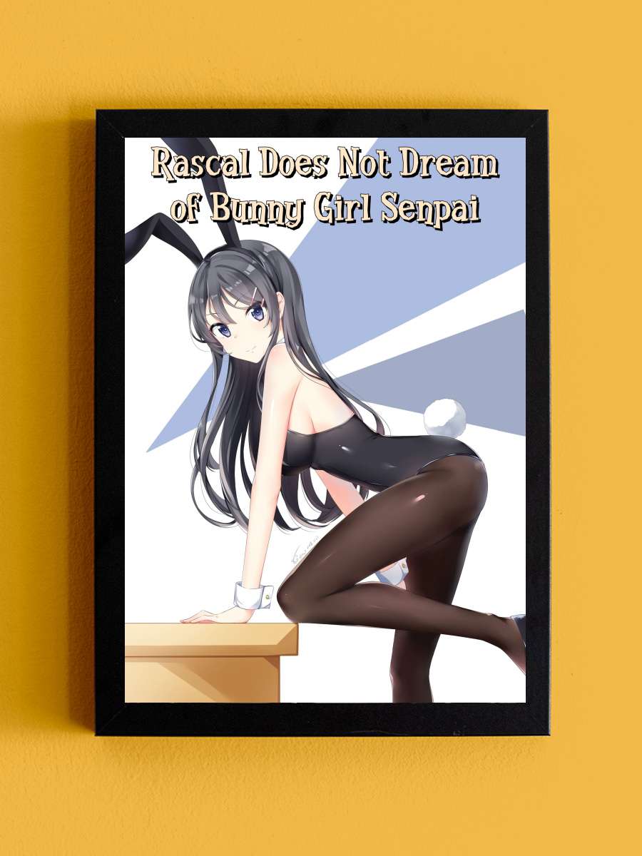 Seishun Buta Yarou wa Bunny Girl Senpai no Yume wo Minai - 青春ブタ野郎はバニーガール先輩の夢を見ない Dizi Tablo Siyah Çerçeveli Dizi Poster Duvar Tablo - En İyi Fiyatlarla