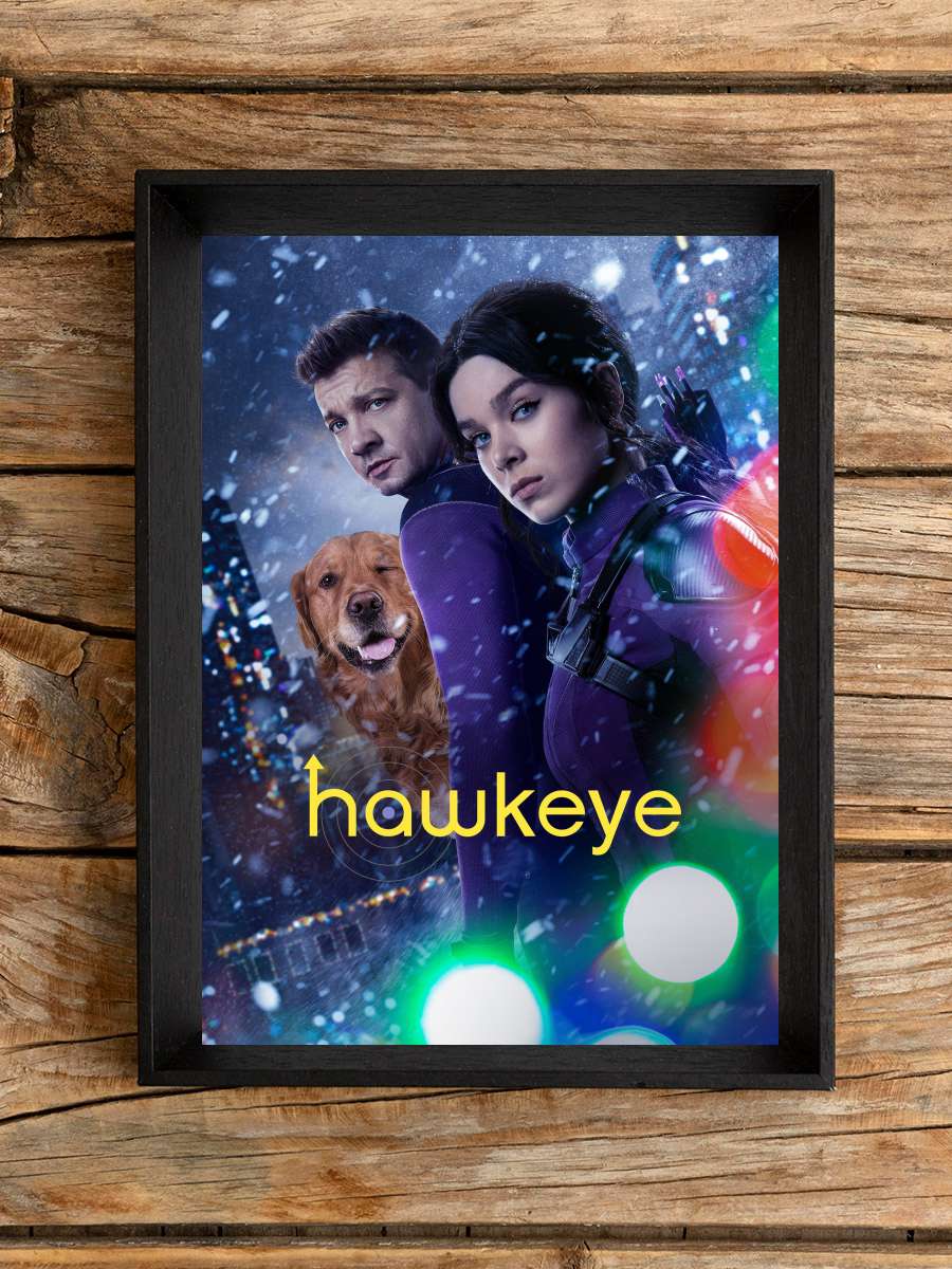 Hawkeye Dizi Tablo Siyah Çerçeveli Dizi Poster Duvar Tablo