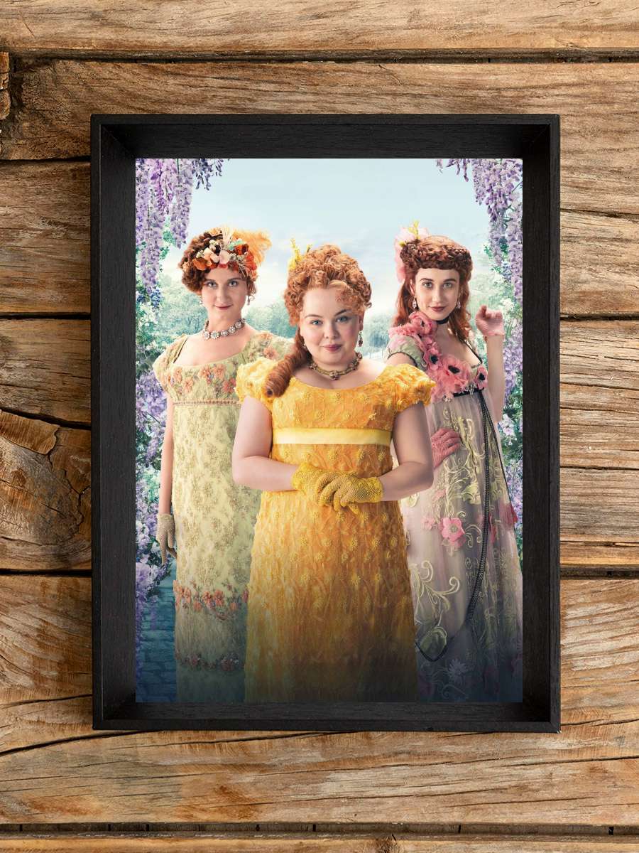 Bridgerton Dizi Tablo Siyah Çerçeveli Dizi Poster Duvar Tablo