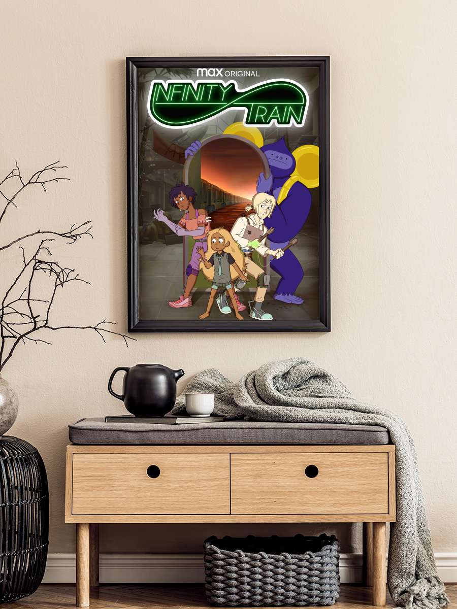 Infinity Train Dizi Tablo Siyah Çerçeveli Dizi Poster Duvar Tablo