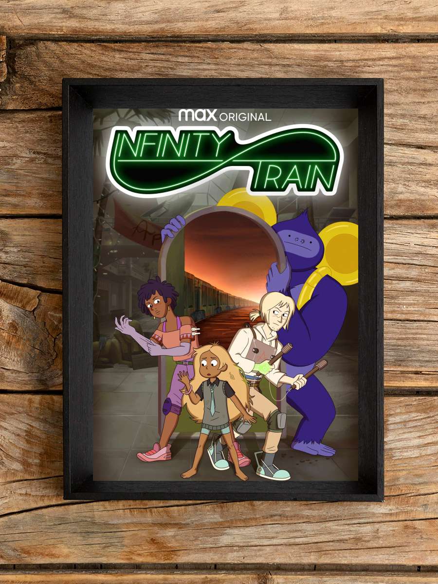 Infinity Train Dizi Tablo Siyah Çerçeveli Dizi Poster Duvar Tablo
