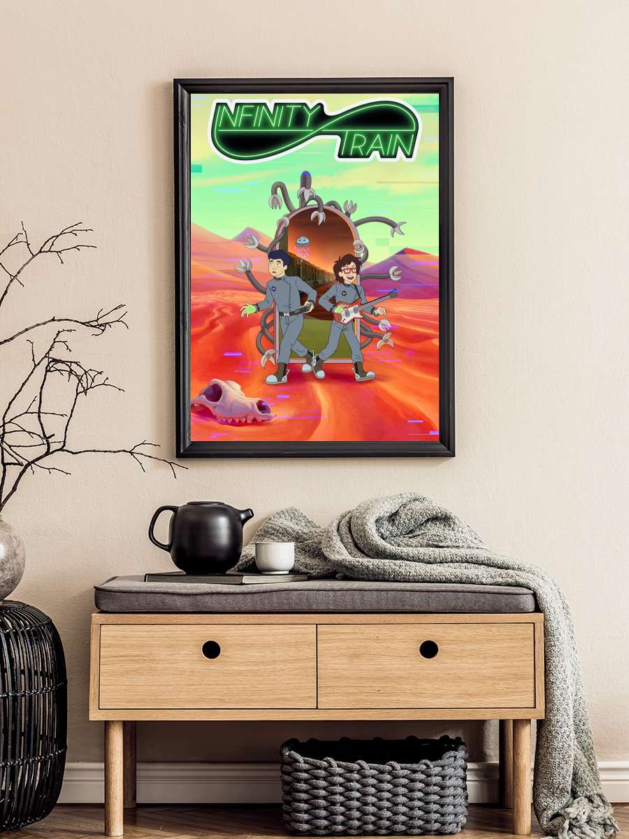 Infinity Train Dizi Tablo Siyah Çerçeveli Dizi Poster Duvar Tablo