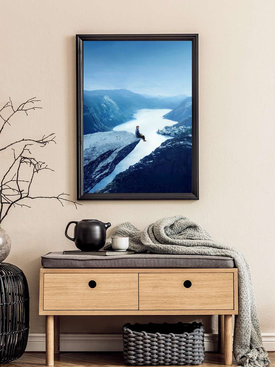 Ragnarok Dizi Tablo Siyah Çerçeveli Dizi Poster Duvar Tablo