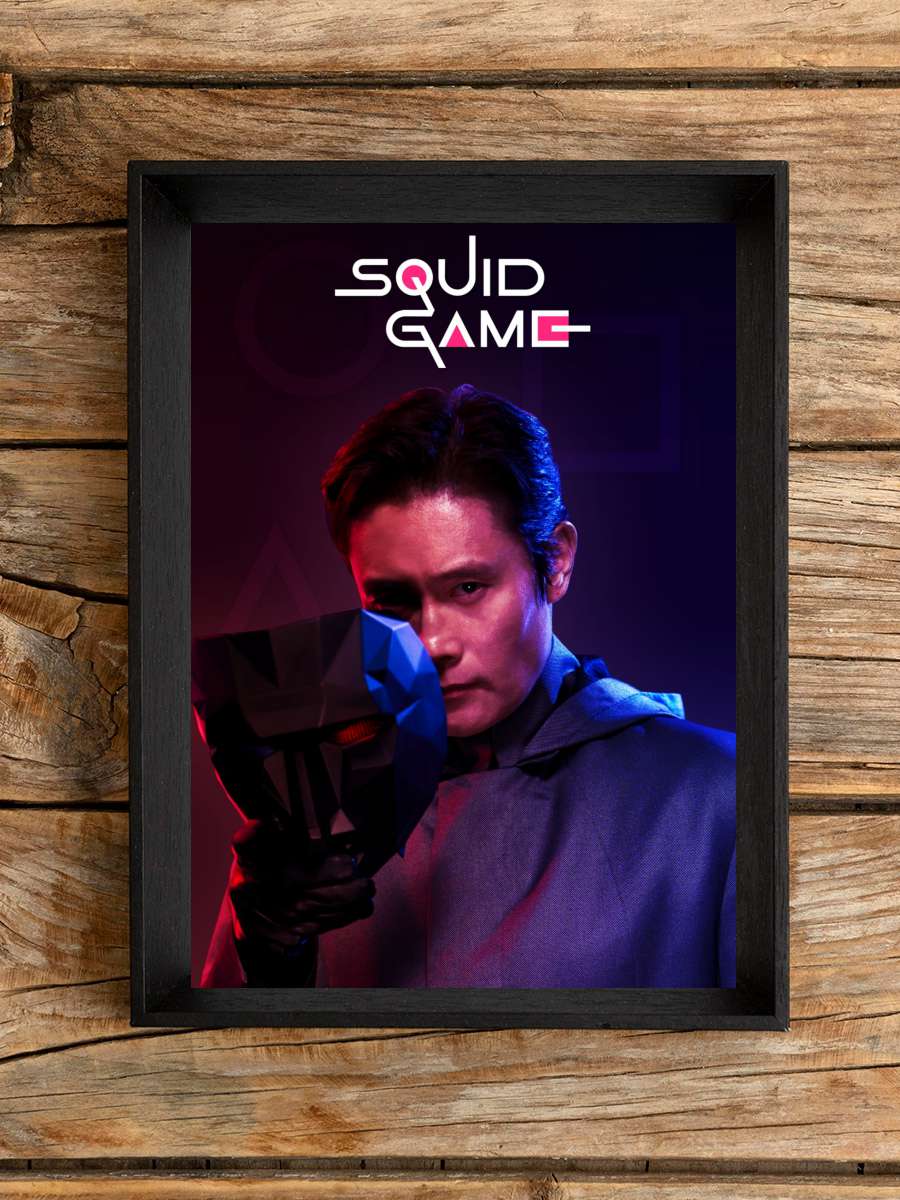 Squid Game - 오징어 게임 Dizi Tablo Siyah Çerçeveli Dizi Poster Duvar Tablo