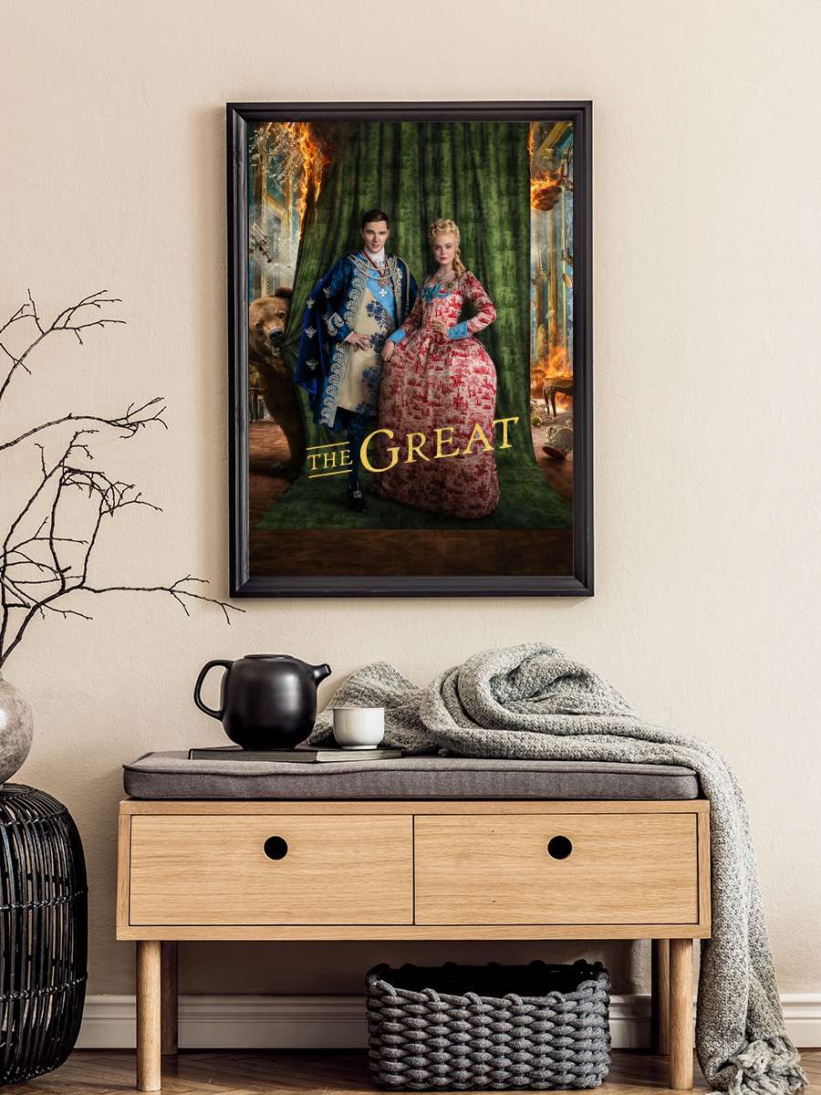 The Great Dizi Tablo Siyah Çerçeveli Dizi Poster Duvar Tablo