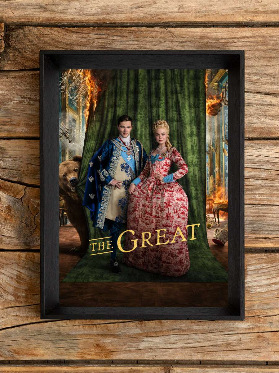 The Great Dizi Tablo Siyah Çerçeveli Dizi Poster Duvar Tablo