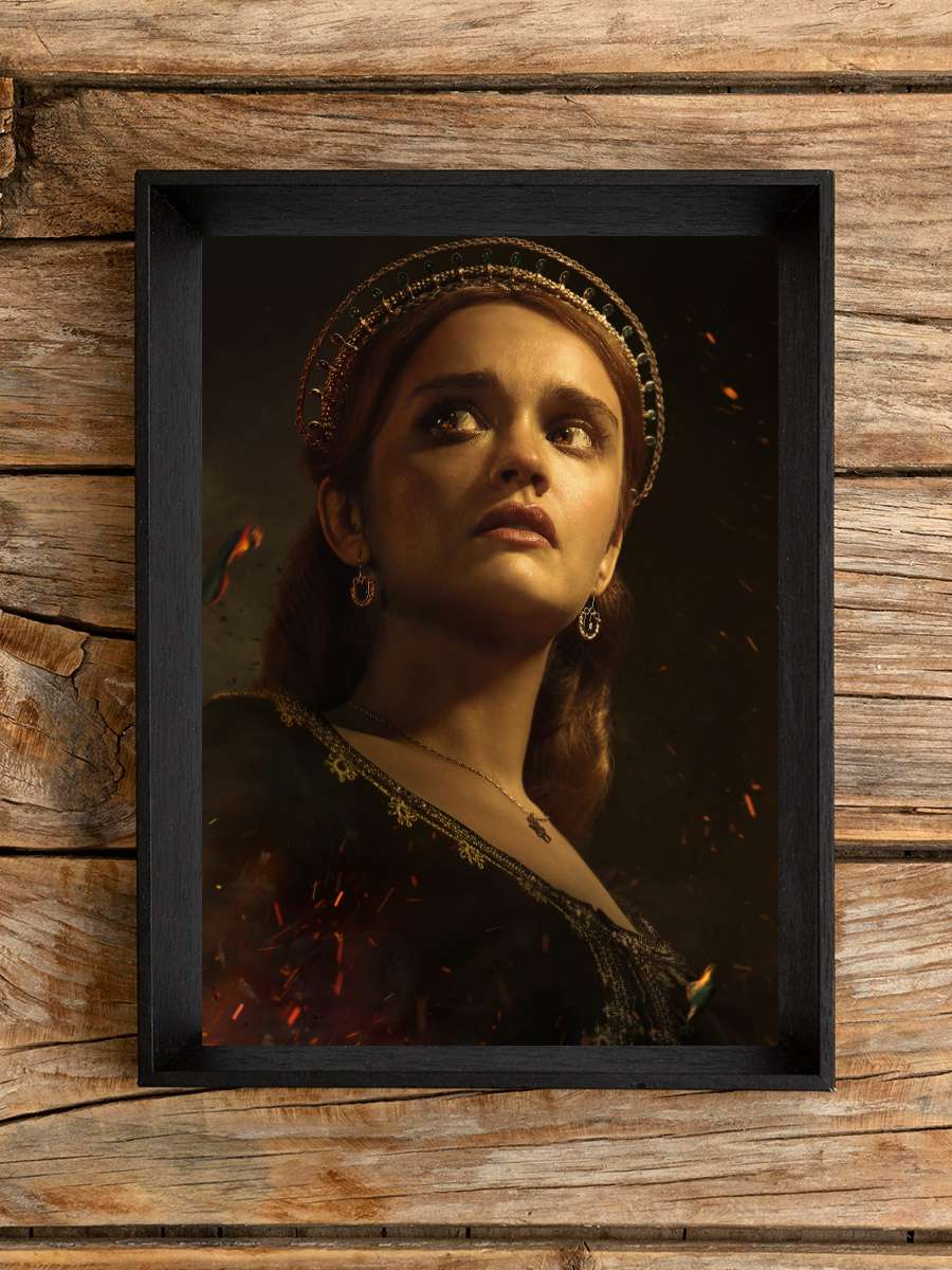 House of the Dragon Dizi Tablo Siyah Çerçeveli Dizi Poster Duvar Tablo