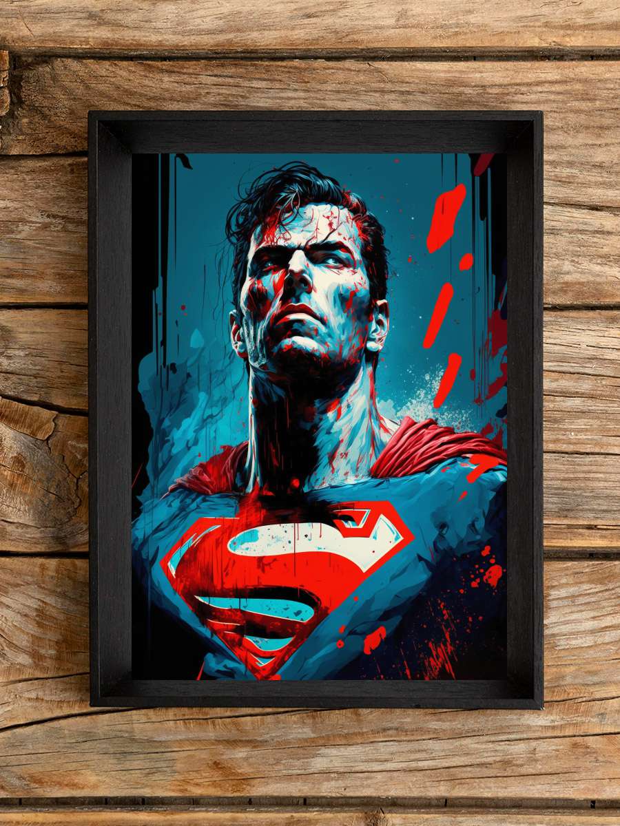 Superman & Lois Dizi Tablo Siyah Çerçeveli Dizi Poster Duvar Tablo