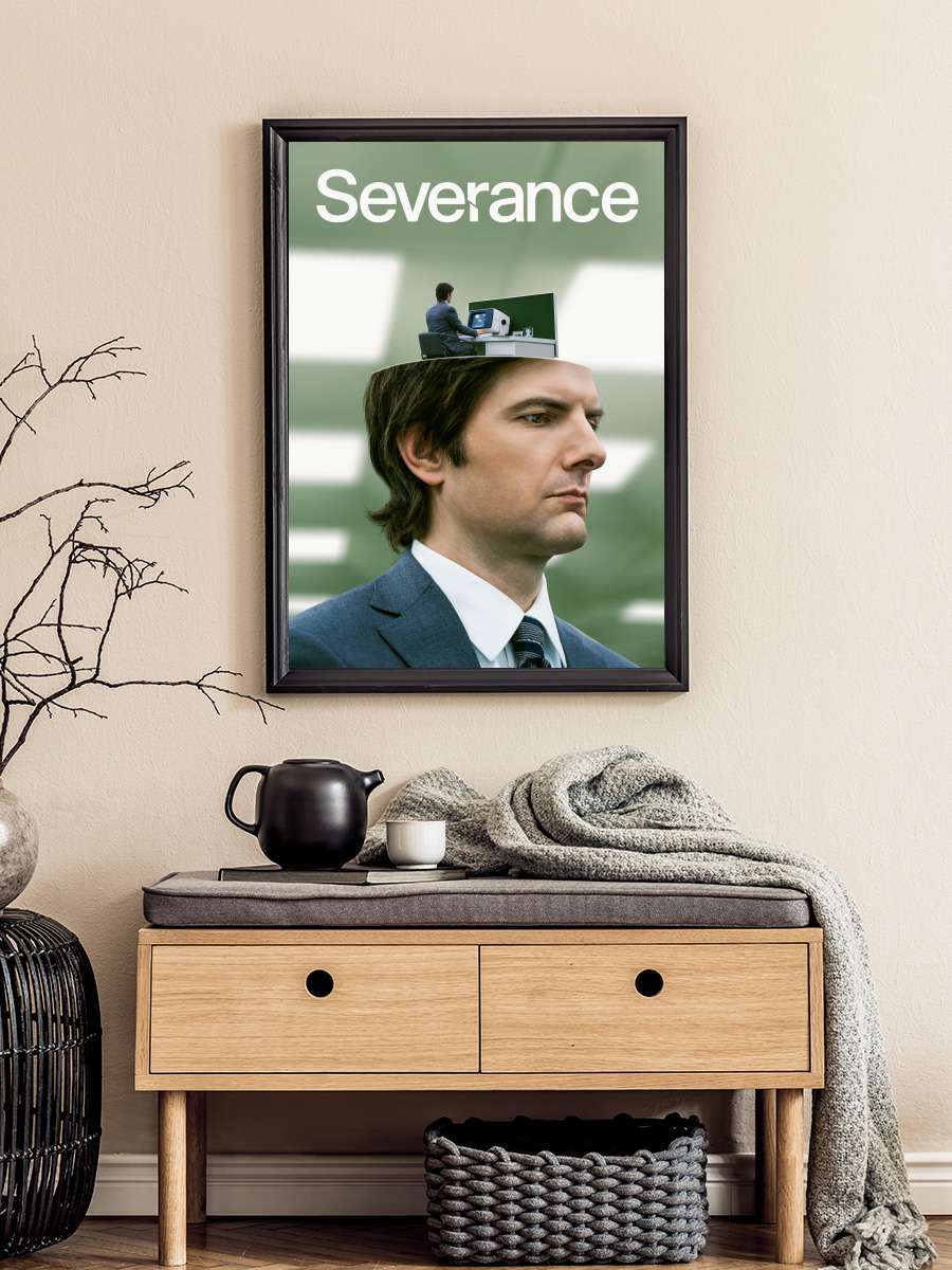 Severance Dizi Tablo Siyah Çerçeveli Dizi Poster Duvar Tablo