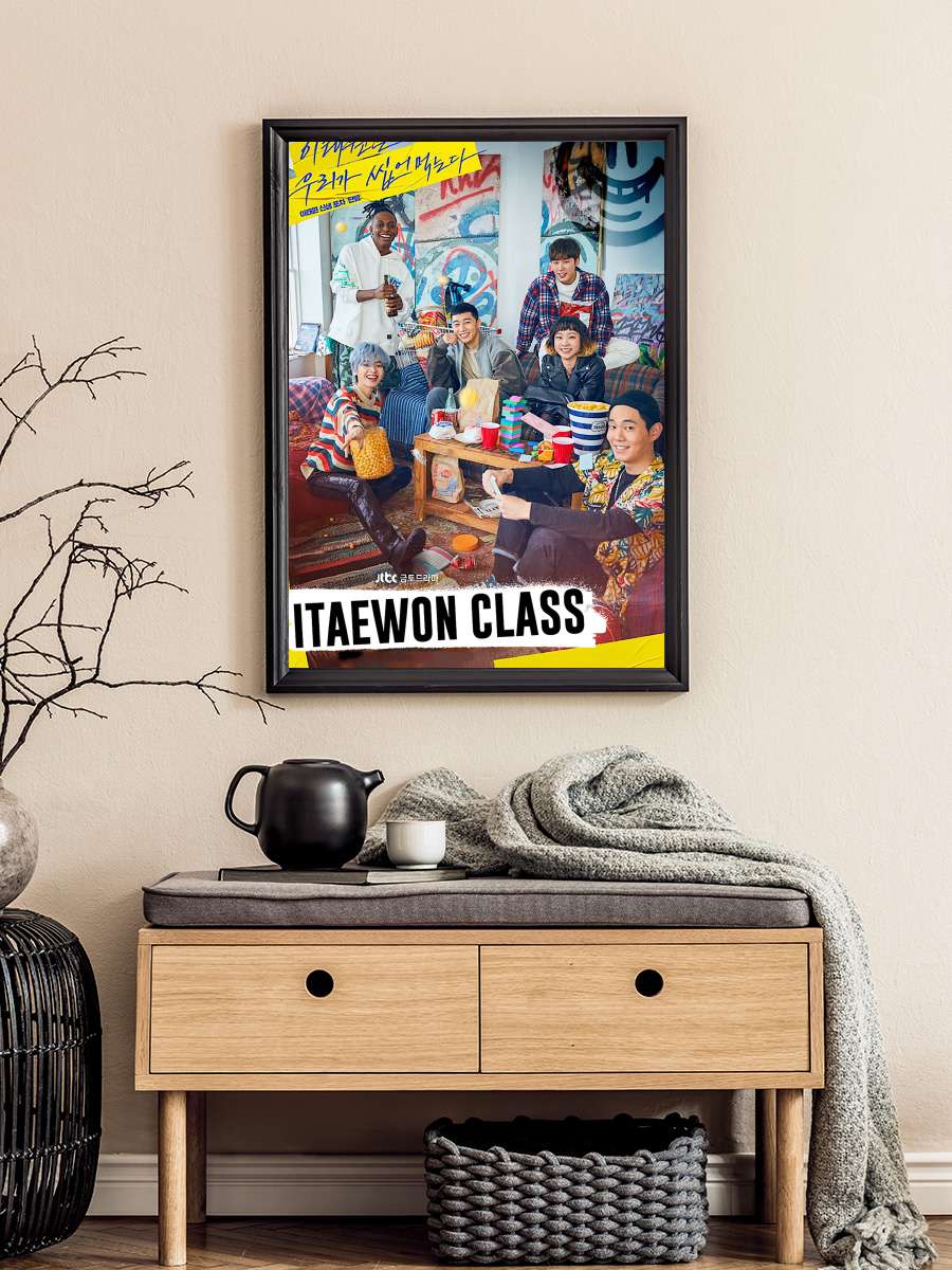 Itaewon Keullasseu - 이태원 클라쓰 Dizi Tablo Siyah Çerçeveli Dizi Poster Duvar Tablo