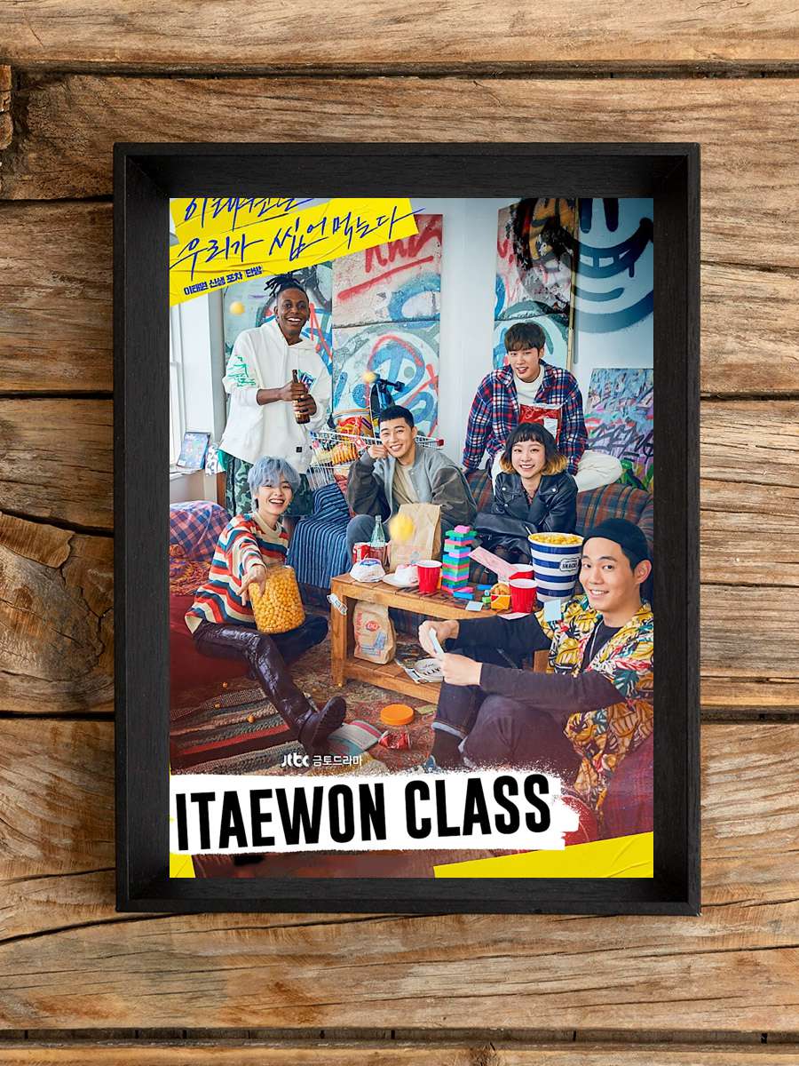 Itaewon Keullasseu - 이태원 클라쓰 Dizi Tablo Siyah Çerçeveli Dizi Poster Duvar Tablo