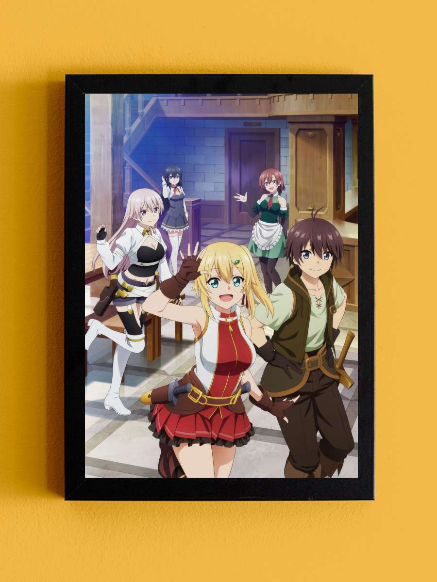 俺だけ入れる隠しダンジョン ～こっそり鍛えて世界最強～ Dizi Tablo Siyah Çerçeveli Dizi Poster Duvar Tablo - En İyi Fiyatlarla