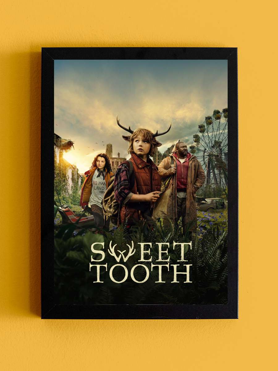 Sweet Tooth Dizi Tablo Siyah Çerçeveli Dizi Poster Duvar Tablo - En İyi Fiyatlarla