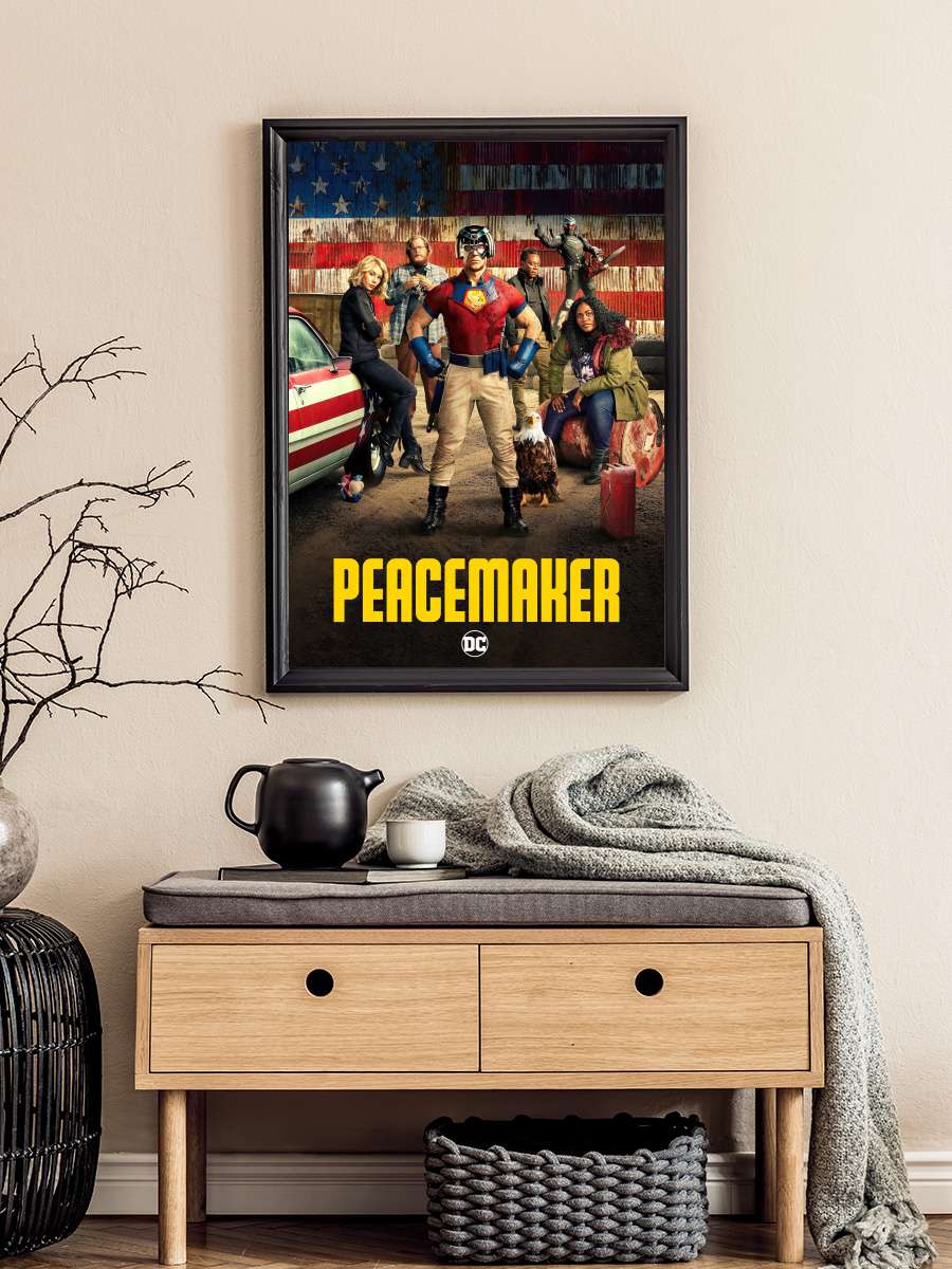 Peacemaker Dizi Tablo Siyah Çerçeveli Dizi Poster Duvar Tablo