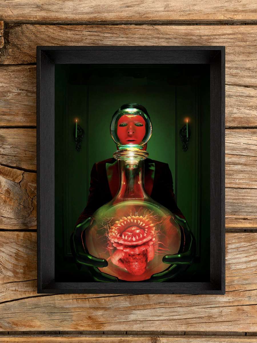 American Horror Stories Dizi Tablo Siyah Çerçeveli Dizi Poster Duvar Tablo