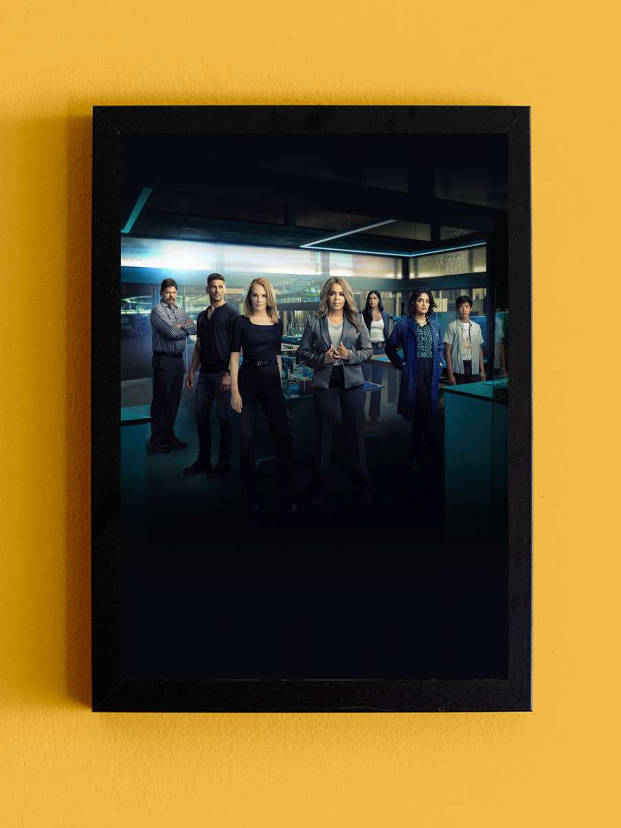 CSI: Vegas Dizi Tablo Siyah Çerçeveli Dizi Poster Duvar Tablo