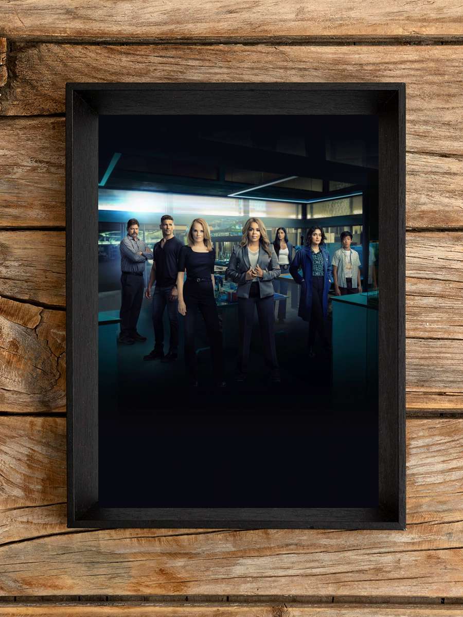 CSI: Vegas Dizi Tablo Siyah Çerçeveli Dizi Poster Duvar Tablo