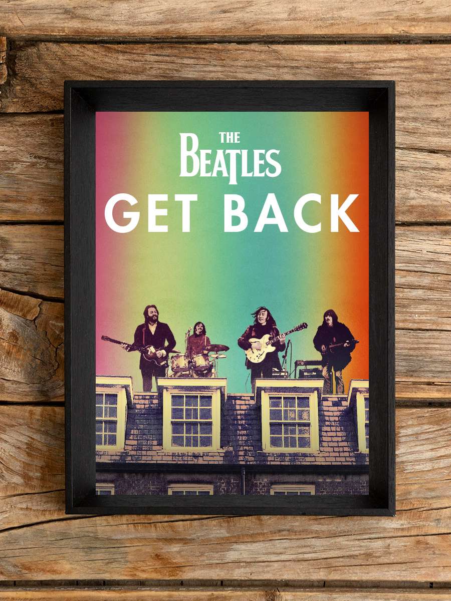 The Beatles: Get Back Dizi Tablo Siyah Çerçeveli Dizi Poster Duvar Tablo