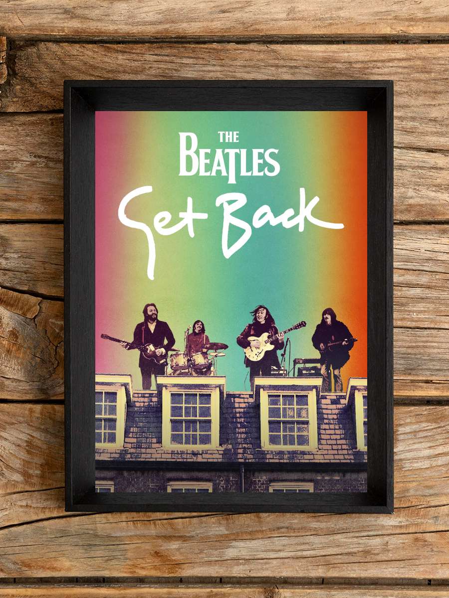 The Beatles: Get Back Dizi Tablo Siyah Çerçeveli Dizi Poster Duvar Tablo