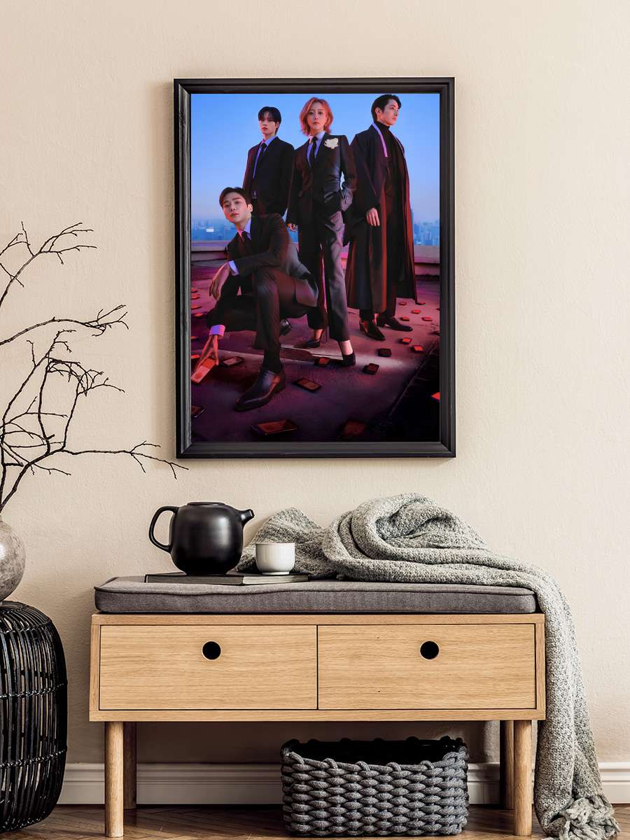 Tomorrow - 내일 Dizi Tablo Siyah Çerçeveli Dizi Poster Duvar Tablo