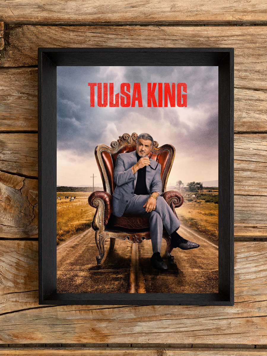 Tulsa King Dizi Tablo Siyah Çerçeveli Dizi Poster Duvar Tablo
