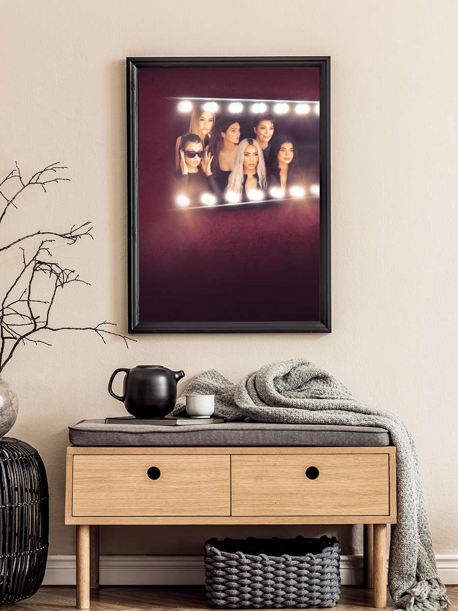The Kardashians Dizi Tablo Siyah Çerçeveli Dizi Poster Duvar Tablo