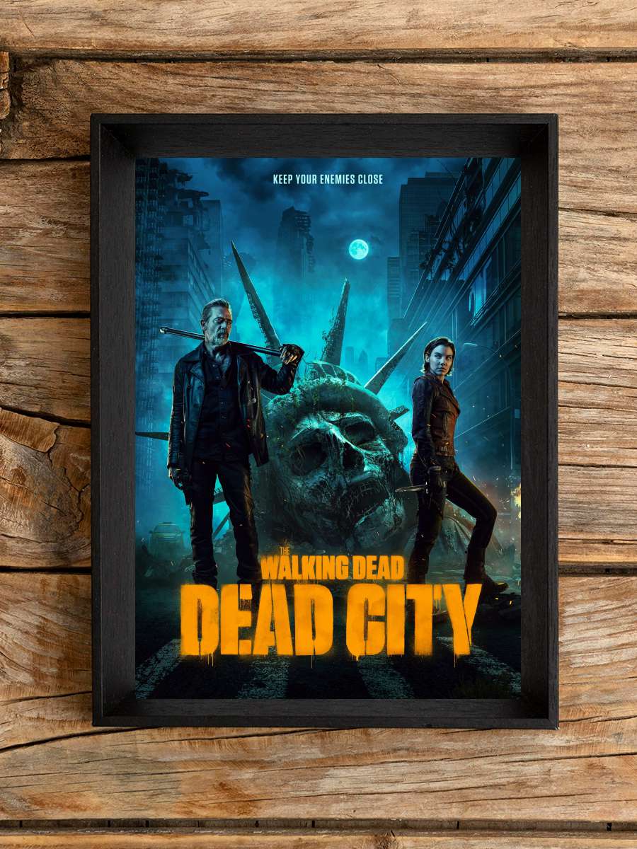 The Walking Dead: Dead City Dizi Tablo Siyah Çerçeveli Dizi Poster Duvar Tablo