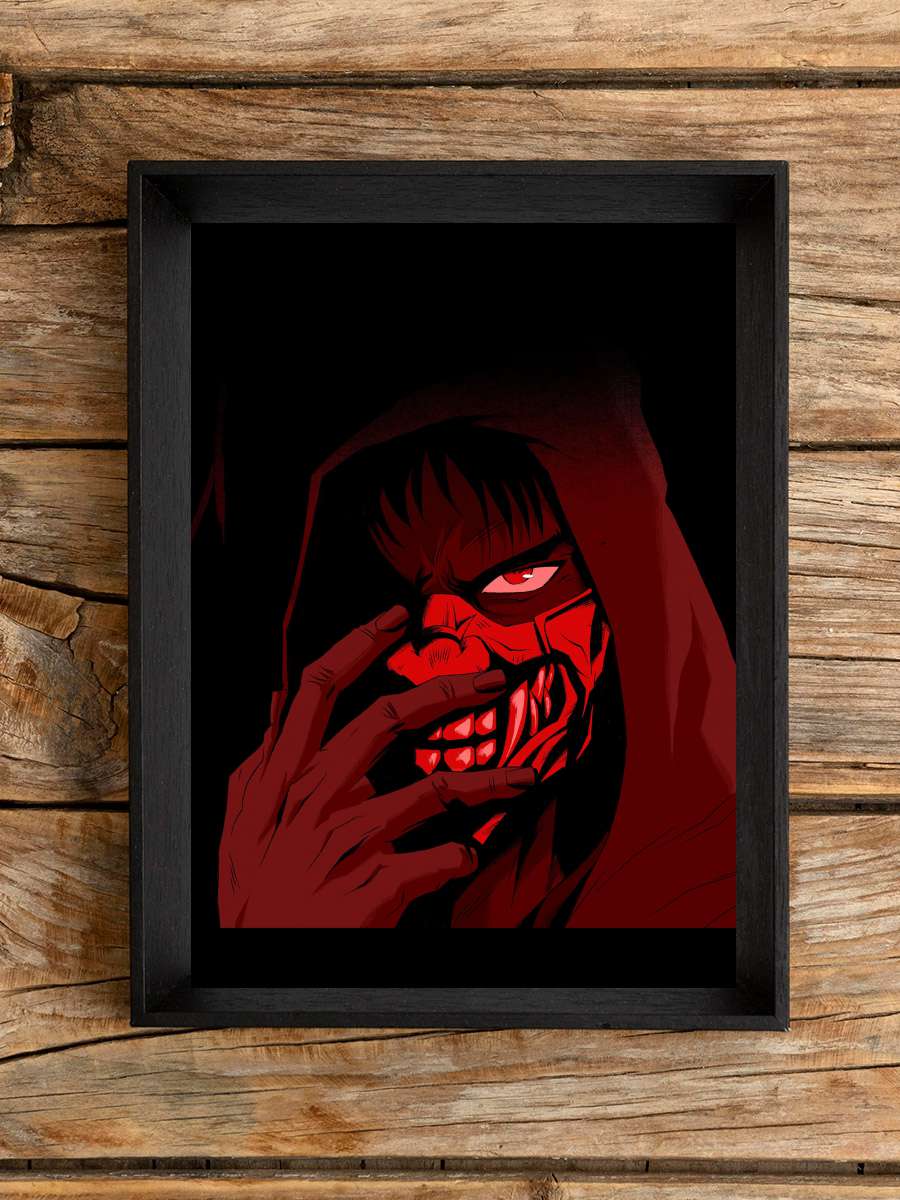 Ninja Kamui Dizi Tablo Siyah Çerçeveli Dizi Poster Duvar Tablo