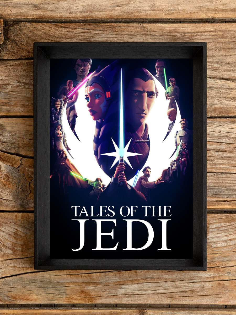Star Wars: Tales of the Jedi Dizi Tablo Siyah Çerçeveli Dizi Poster Duvar Tablo