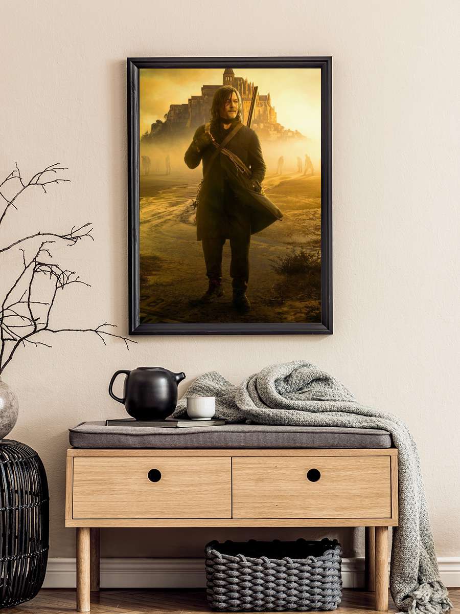 The Walking Dead: Daryl Dixon Dizi Tablo Siyah Çerçeveli Dizi Poster Duvar Tablo