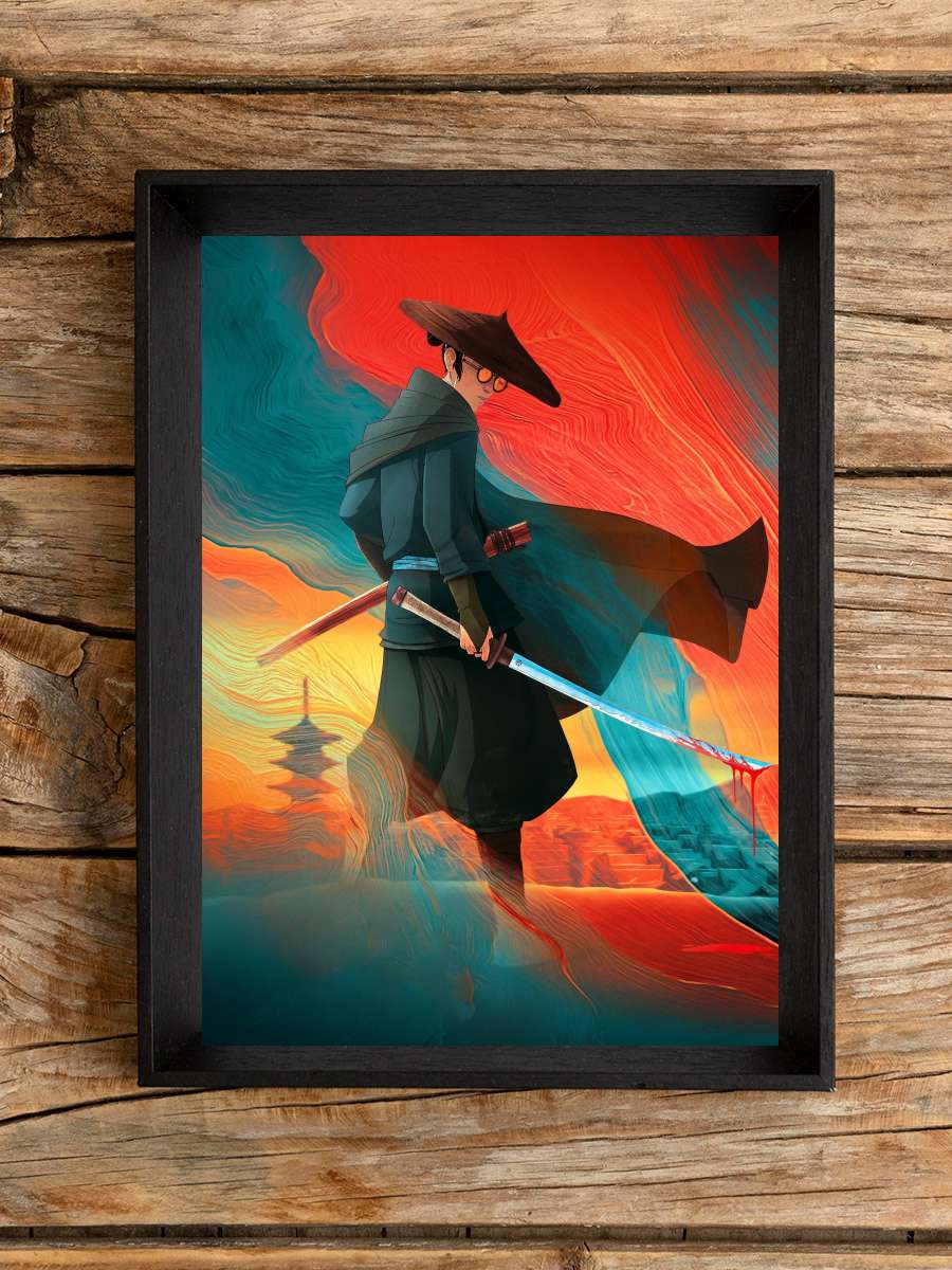 BLUE EYE SAMURAI Dizi Tablo Siyah Çerçeveli Dizi Poster Duvar Tablo