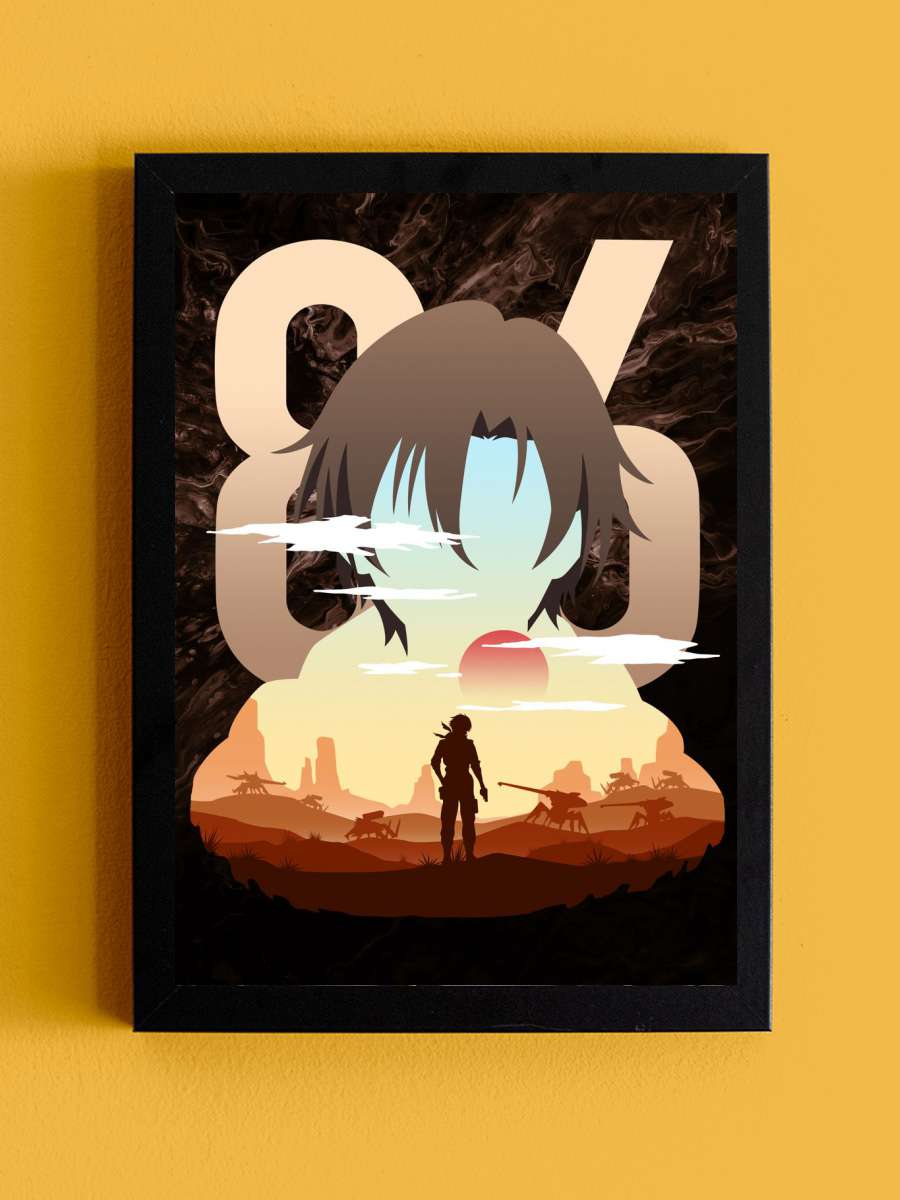 86 Anime Tablo Siyah Çerçeveli Yüksek Kalite Anime Duvar Poster Tablo - En İyi Fiyatlarla