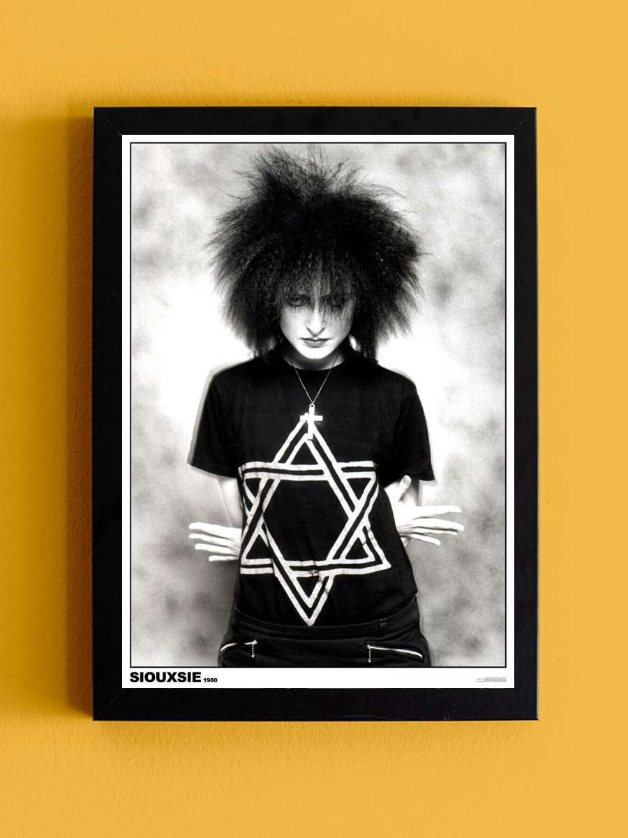 Siouxsie - 1980 Müzik Poster Tablo Siyah Çerçeveli Yüksek Kalite Müzik Duvar Tablo - En İyi Fiyatlarla