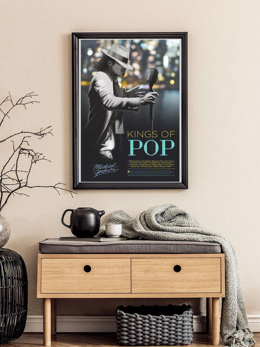 Legend Series-POP Music Müzik Poster Tablo Siyah Çerçeveli Yüksek Kalite Müzik Duvar Tablo