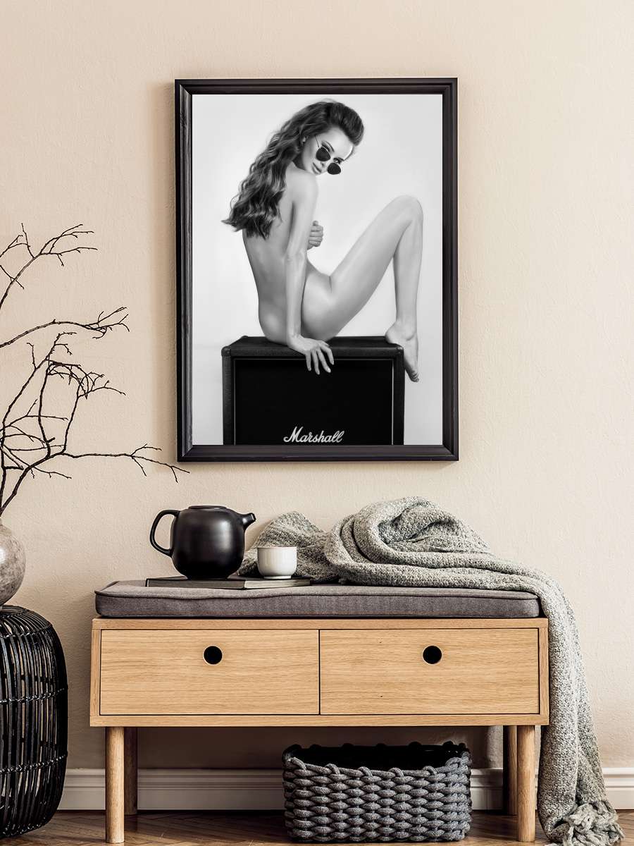 Turn Me On Müzik Poster Tablo Siyah Çerçeveli Yüksek Kalite Müzik Duvar Tablo