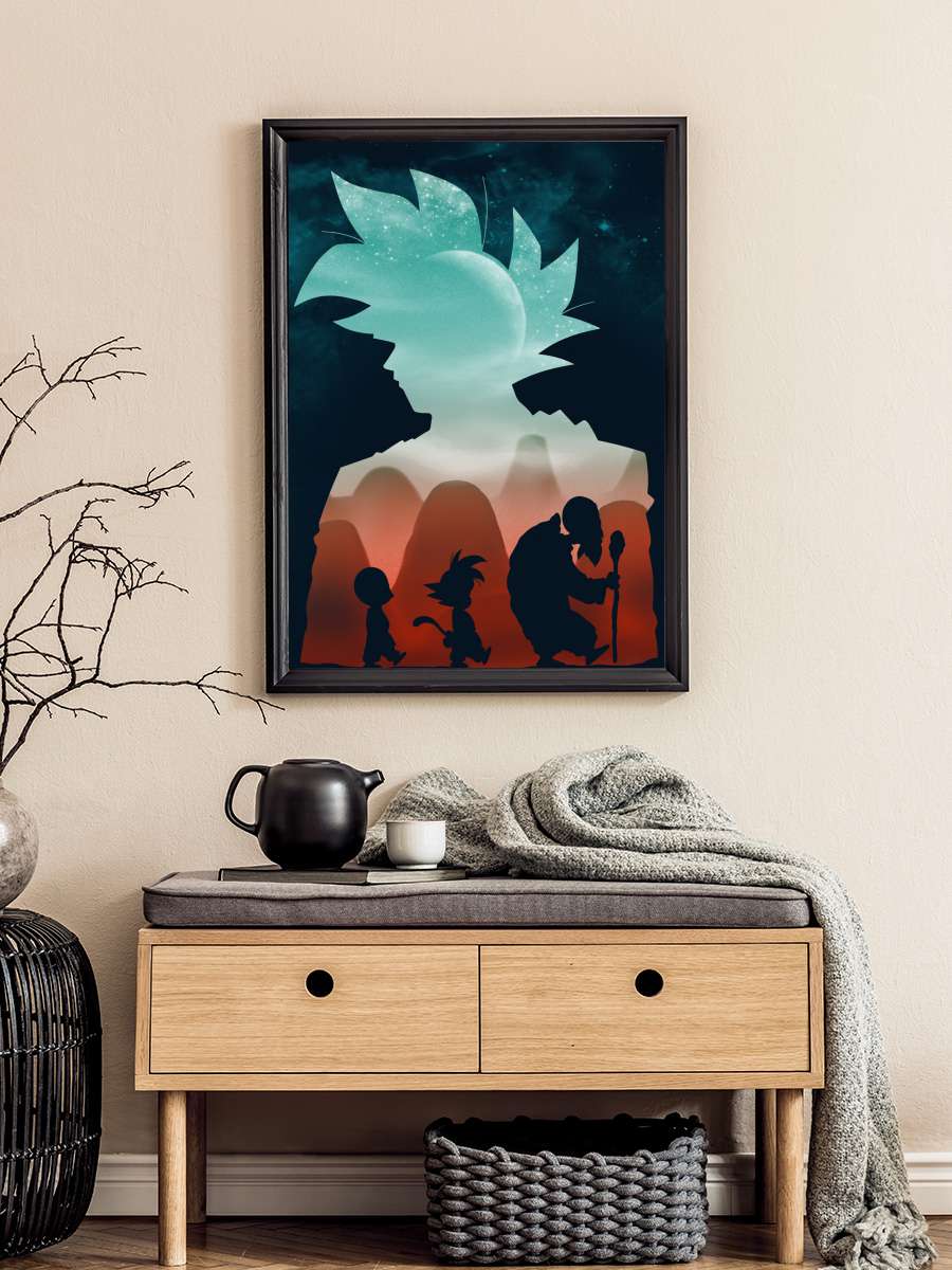 First Lessons Anime Poster Tablo Siyah Çerçeveli Yüksek Kalite Anime Duvar Tablo