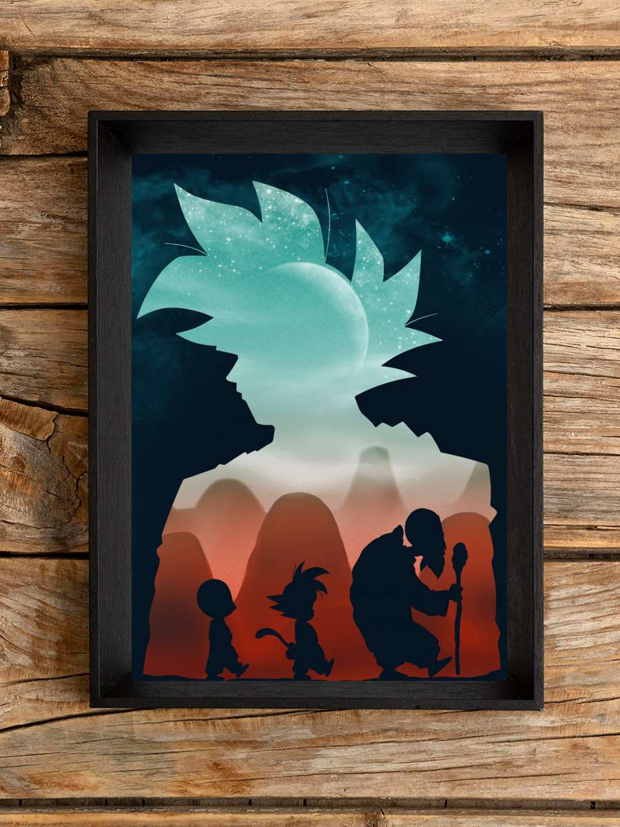 First Lessons Anime Poster Tablo Siyah Çerçeveli Yüksek Kalite Anime Duvar Tablo