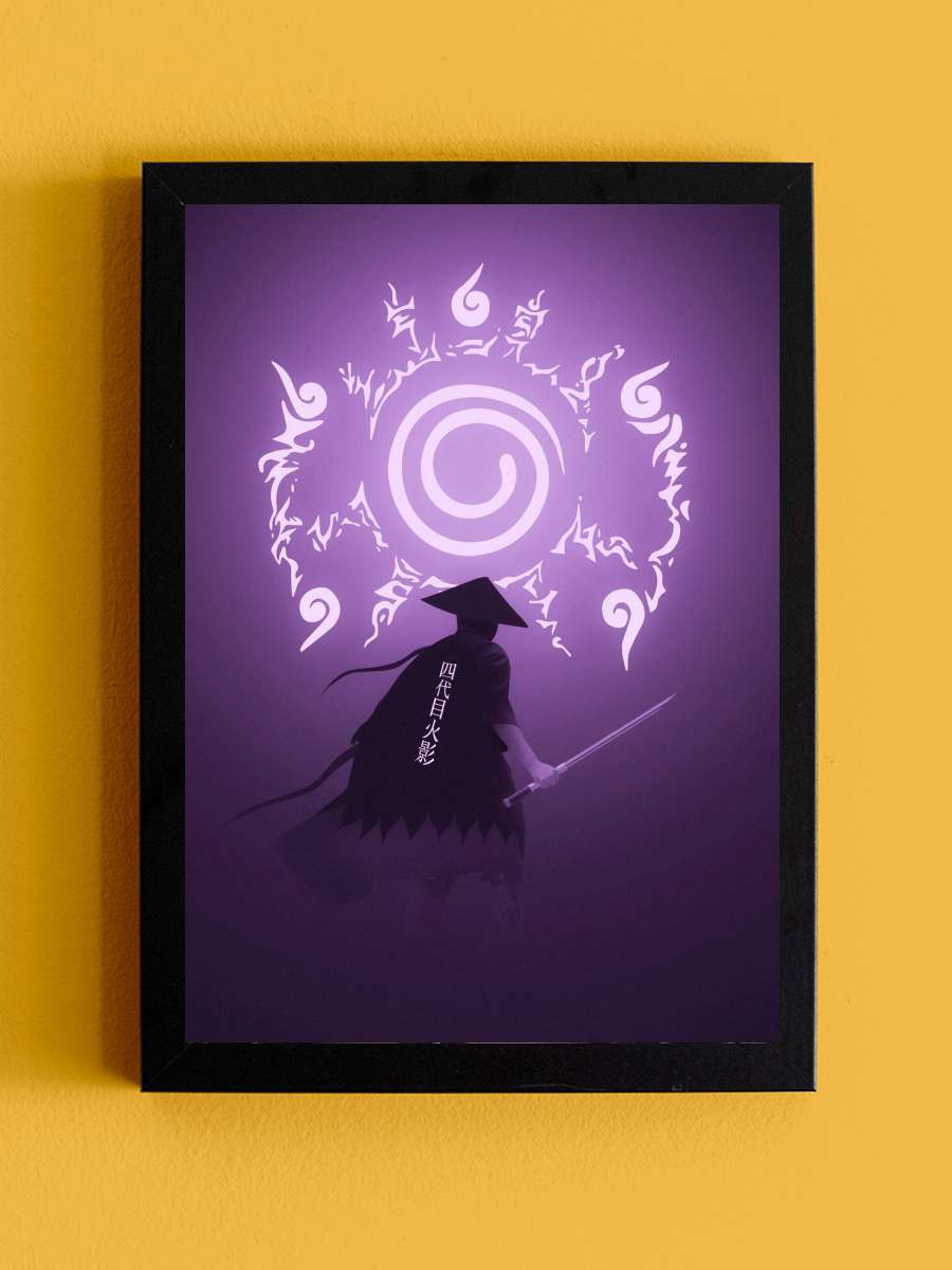 Soul of the Hokage Anime Poster Tablo Siyah Çerçeveli Yüksek Kalite Anime Duvar Tablo - En İyi Fiyatlarla