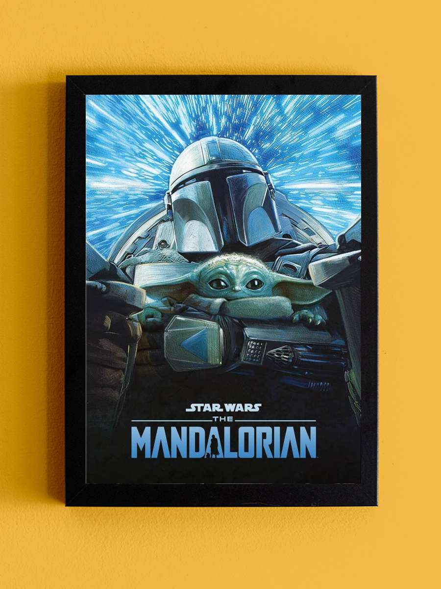 Star Wars: The Mandalorian S3 Film Poster Tablo Siyah Çerçeveli Yüksek Kalite Film Duvar Tablo - En İyi Fiyatlarla