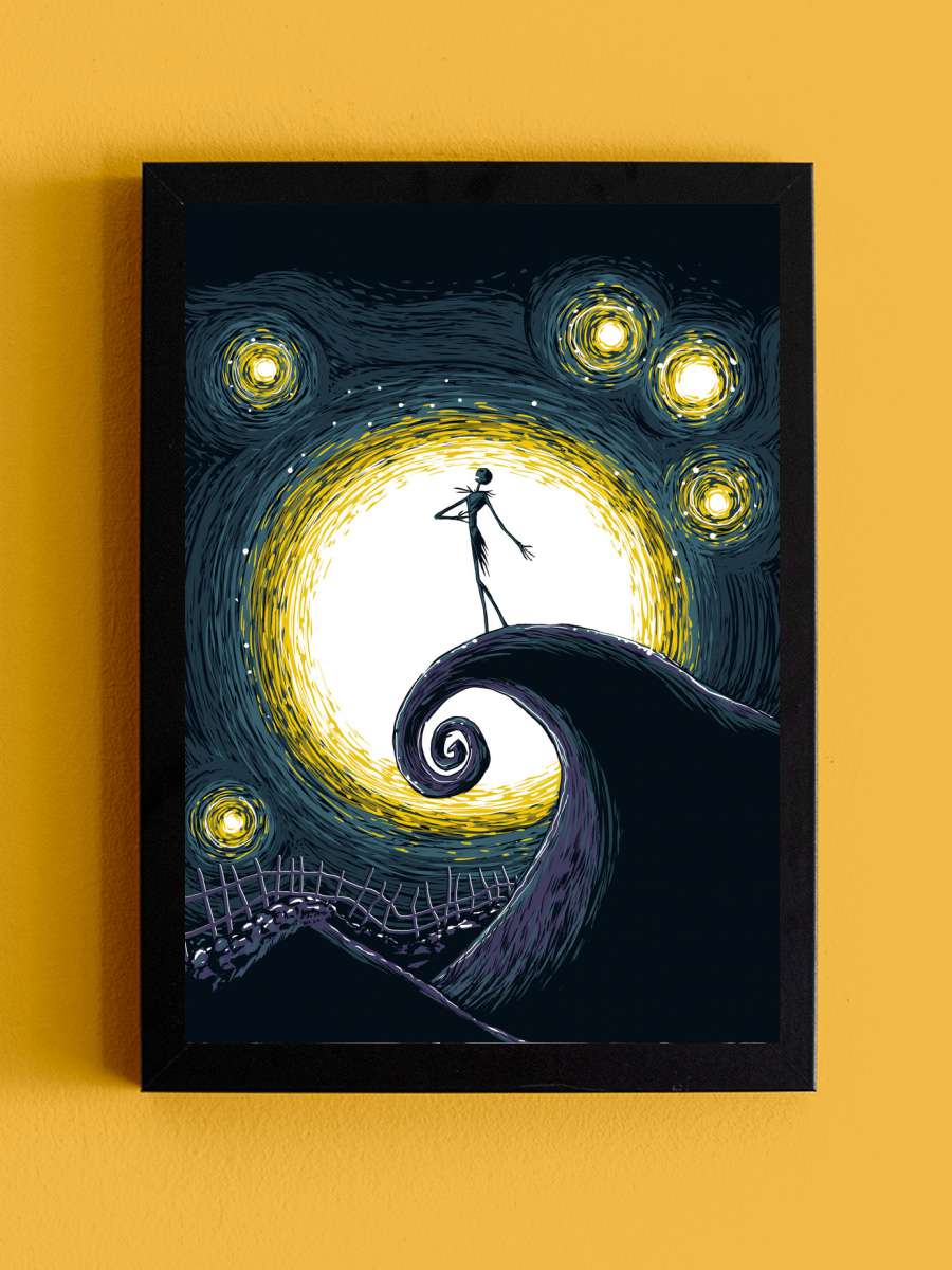 Starry nightmare Film Poster Tablo Siyah Çerçeveli Yüksek Kalite Film Duvar Tablo