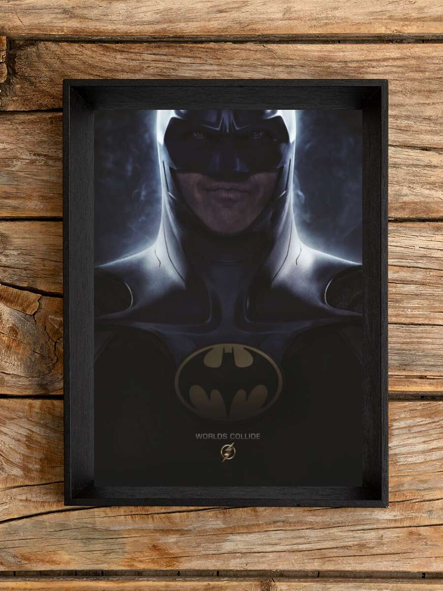 Batman - Words Collide Film Poster Tablo Siyah Çerçeveli Yüksek Kalite Film Duvar Tablo