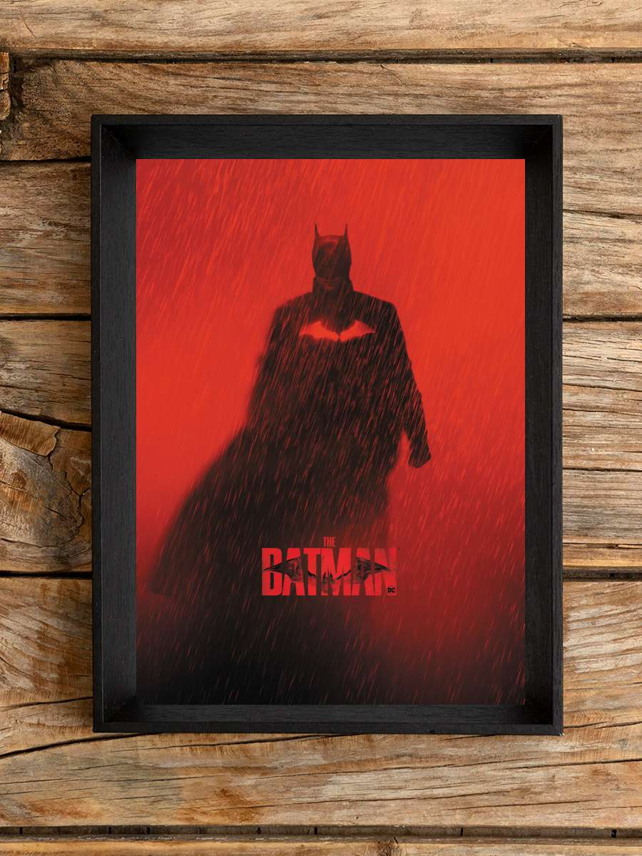 The Batman 2022 Film Poster Tablo Siyah Çerçeveli Yüksek Kalite Film Duvar Tablo