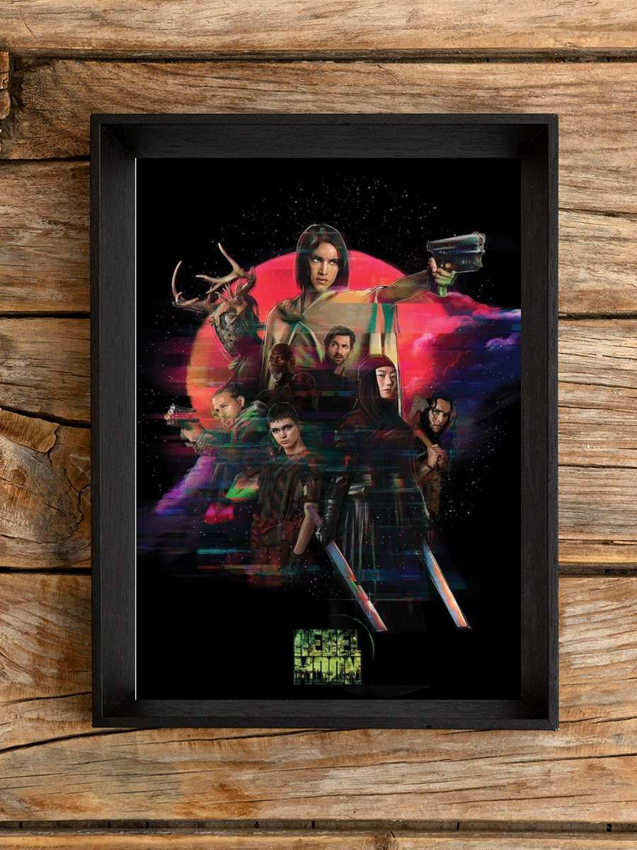 Rebel Moon - Stand Together In Battle Film Poster Tablo Siyah Çerçeveli Yüksek Kalite Film Duvar Tablo