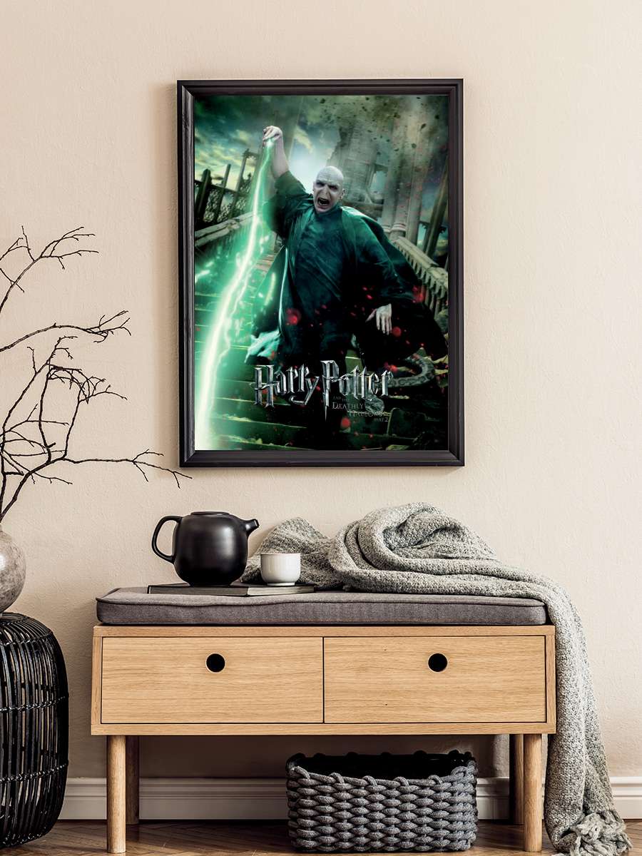 Voldemort  Film Poster Tablo Siyah Çerçeveli Yüksek Kalite Film Duvar Tablo