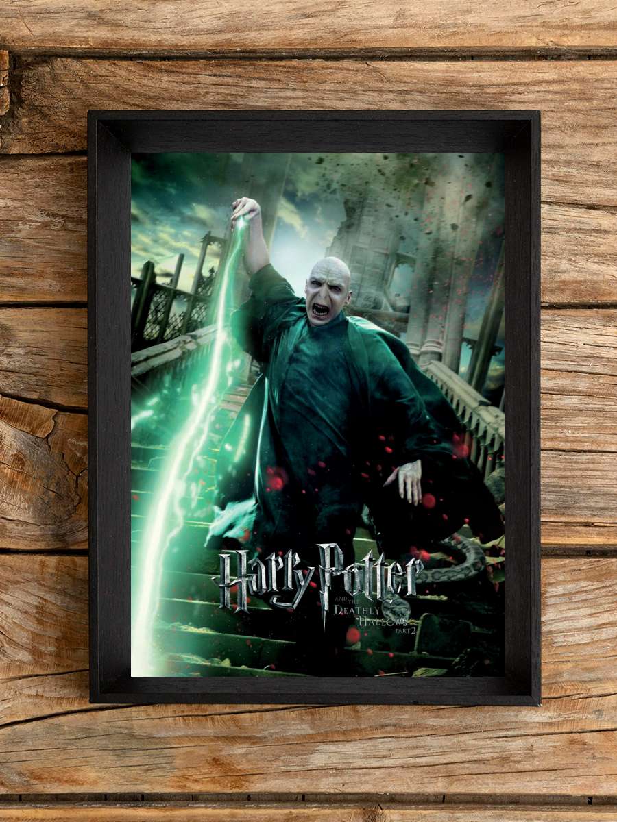 Voldemort  Film Poster Tablo Siyah Çerçeveli Yüksek Kalite Film Duvar Tablo