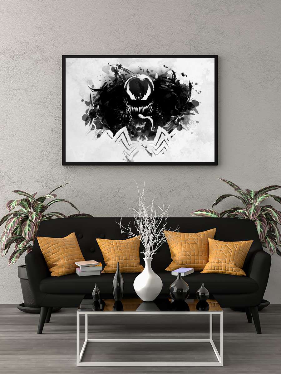 Symbiote Film Poster Tablo Siyah Çerçeveli Yüksek Kalite Film Duvar Tablo