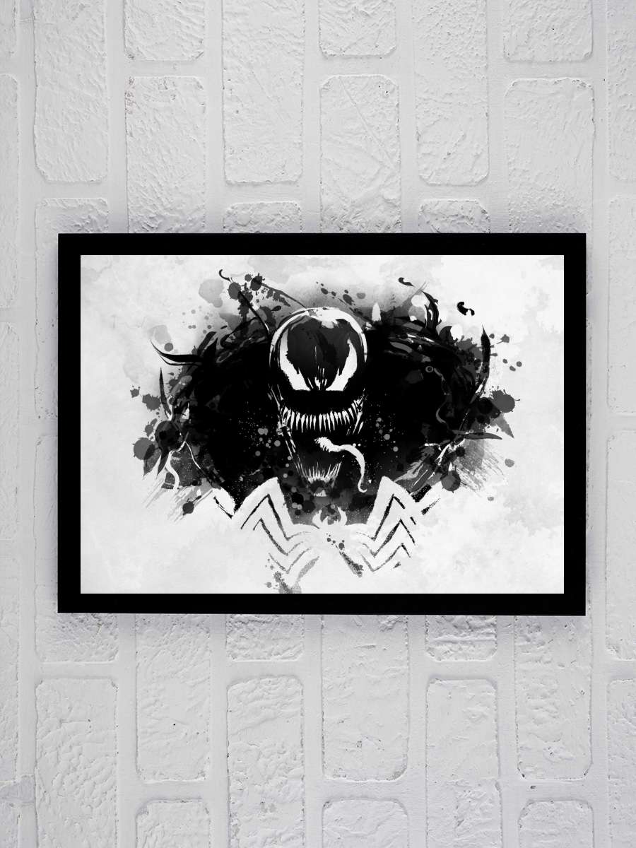 Symbiote Film Poster Tablo Siyah Çerçeveli Yüksek Kalite Film Duvar Tablo