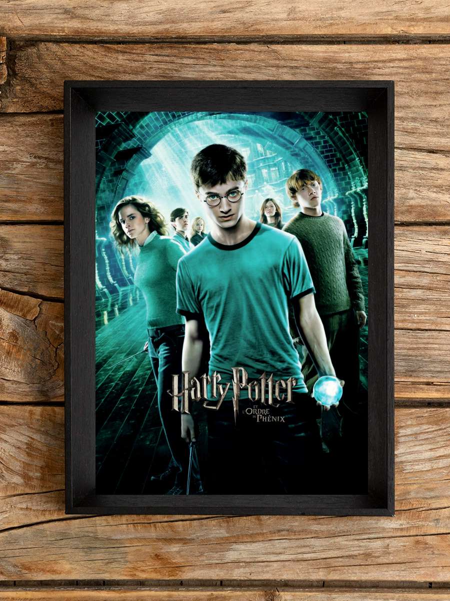 Harry Potter - Order of the… the Phoenix Film Poster Tablo Siyah Çerçeveli Yüksek Kalite Film Duvar Tablo