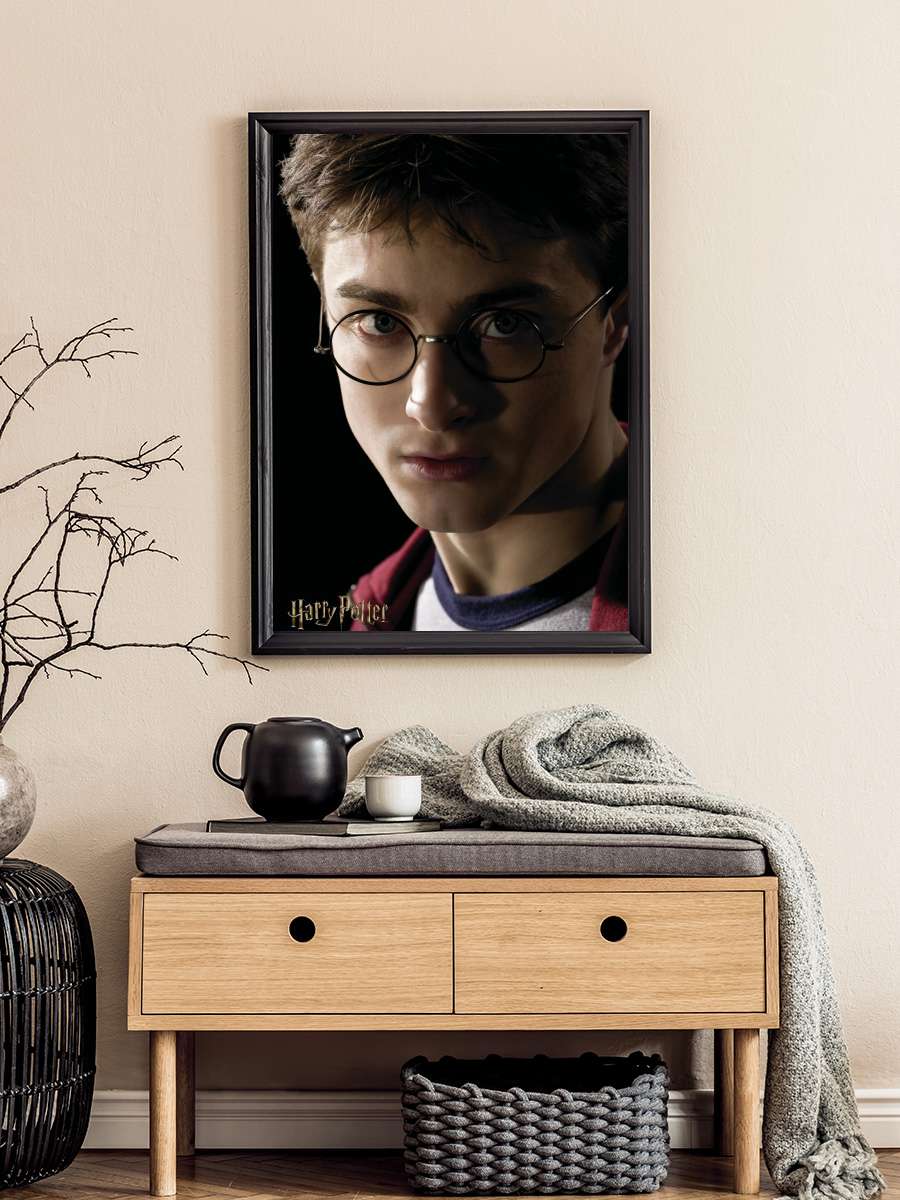Harry Potter - Portrait Film Poster Tablo Siyah Çerçeveli Yüksek Kalite Film Duvar Tablo